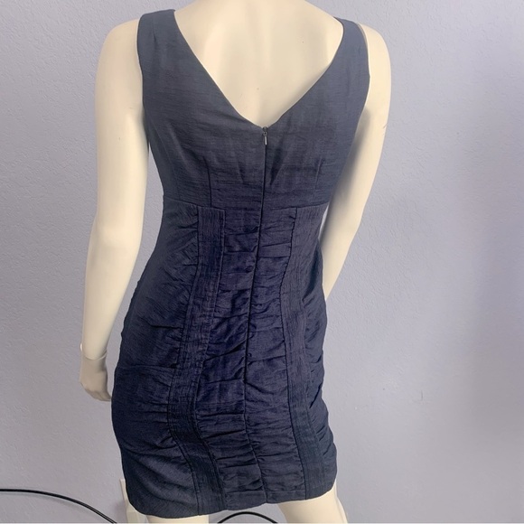 Nanette Lepore Sea Maiden V-Neck Sleeveless Sheath Bodycon Mini Dress - Picture 9 of 9